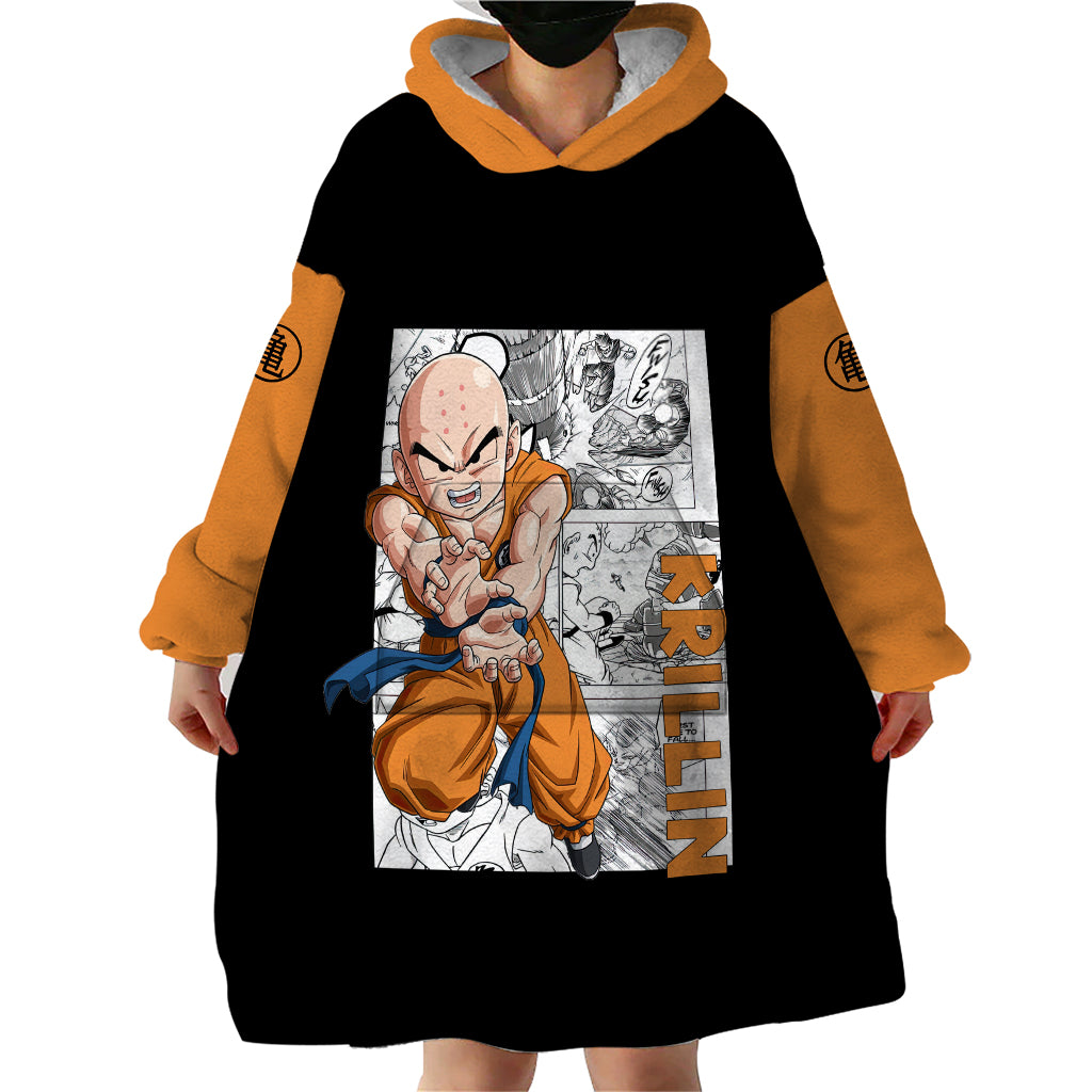 Krillin - Anime Manga Wearable Blanket Hoodie