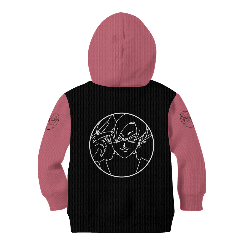 Goku Black Rose - Dragon Ball Anime Kid Hoodie