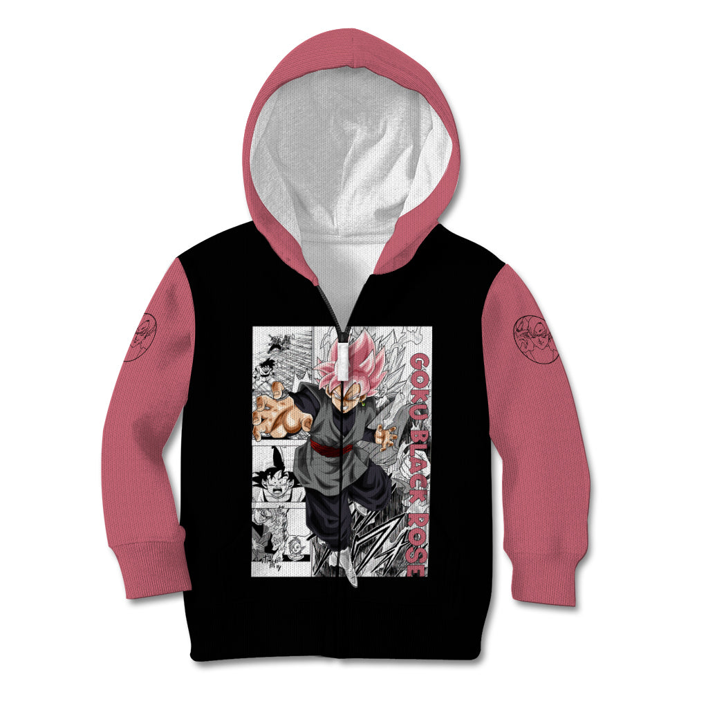 Goku Black Rose - Dragon Ball Anime Kid Hoodie