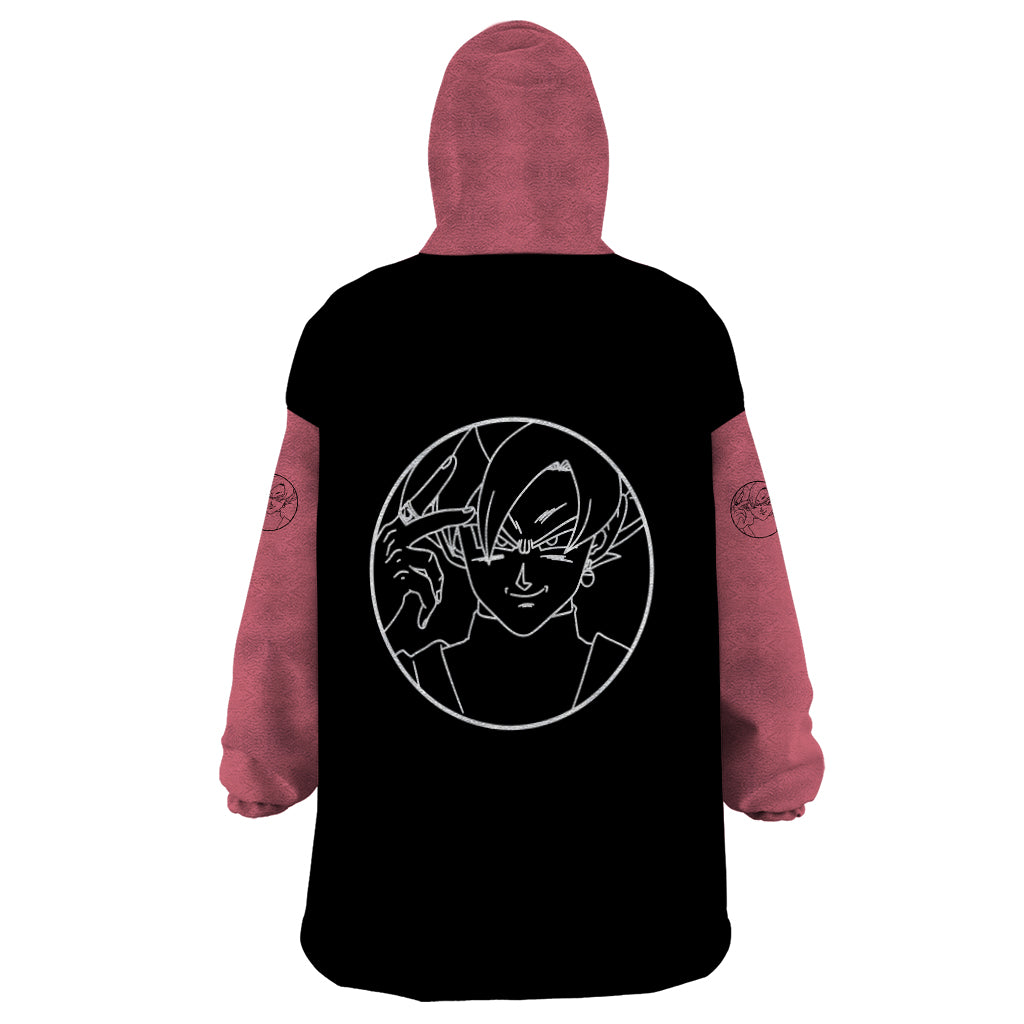 Goku Black Rose - Dragon Ball Anime Wearable Blanket Hoodie