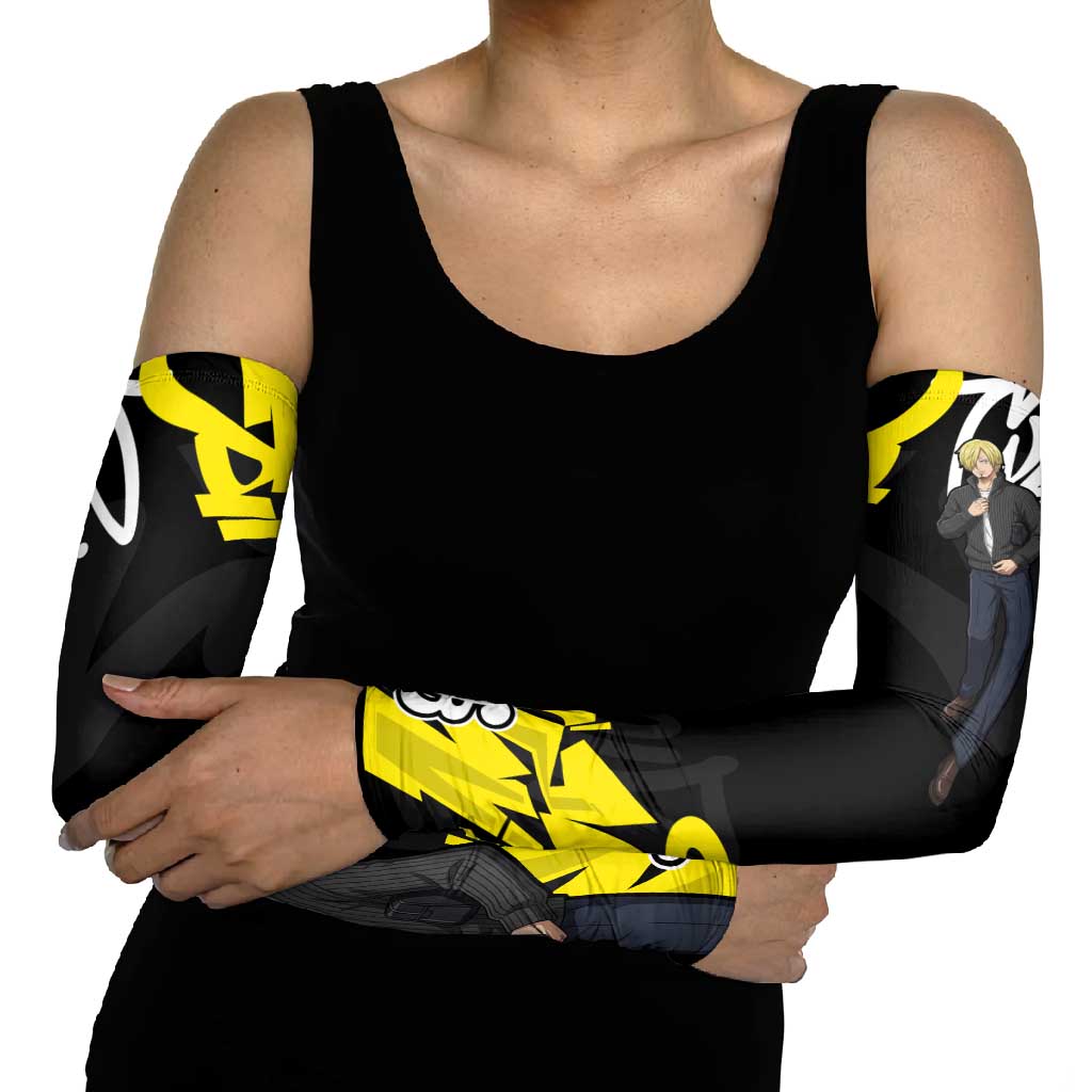 Vinsmoke Sanji One Piece Arm Sleeves Graffiti Street Art Anime Collage