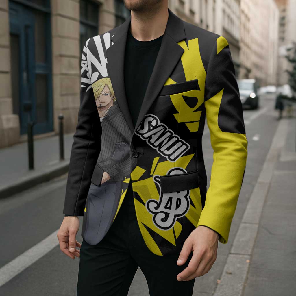 Vinsmoke Sanji One Piece Blazer Graffiti Street Art Anime Collage