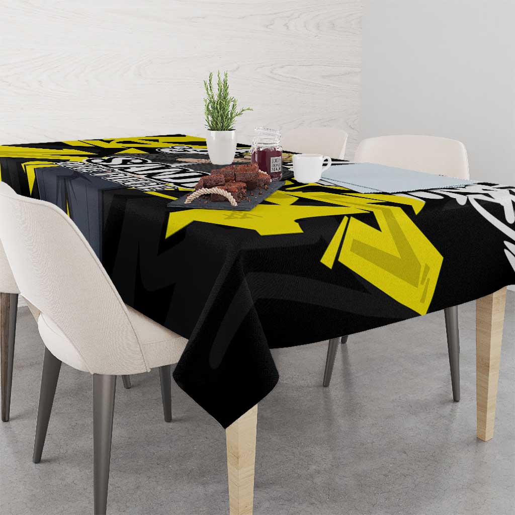 Vinsmoke Sanji One Piece Tablecloth Graffiti Street Art Anime Collage