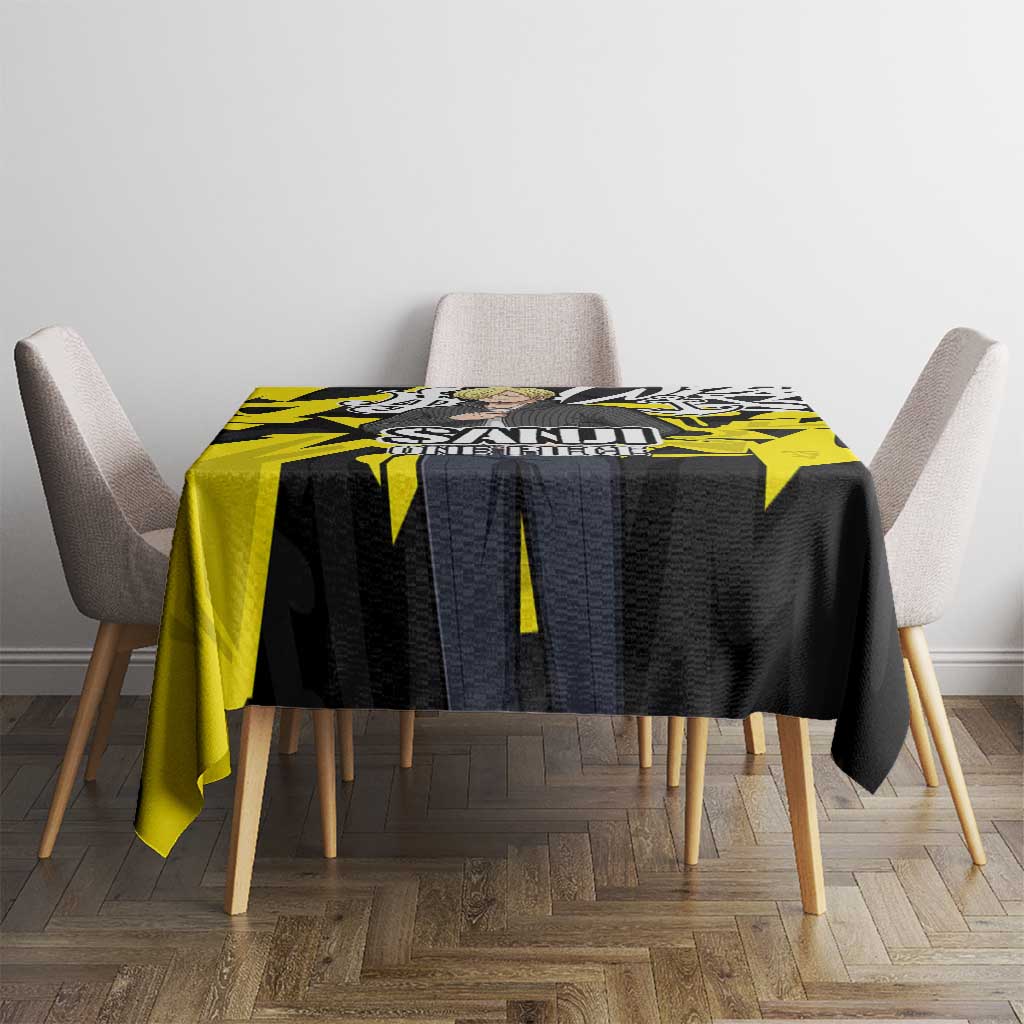 Vinsmoke Sanji One Piece Tablecloth Graffiti Street Art Anime Collage