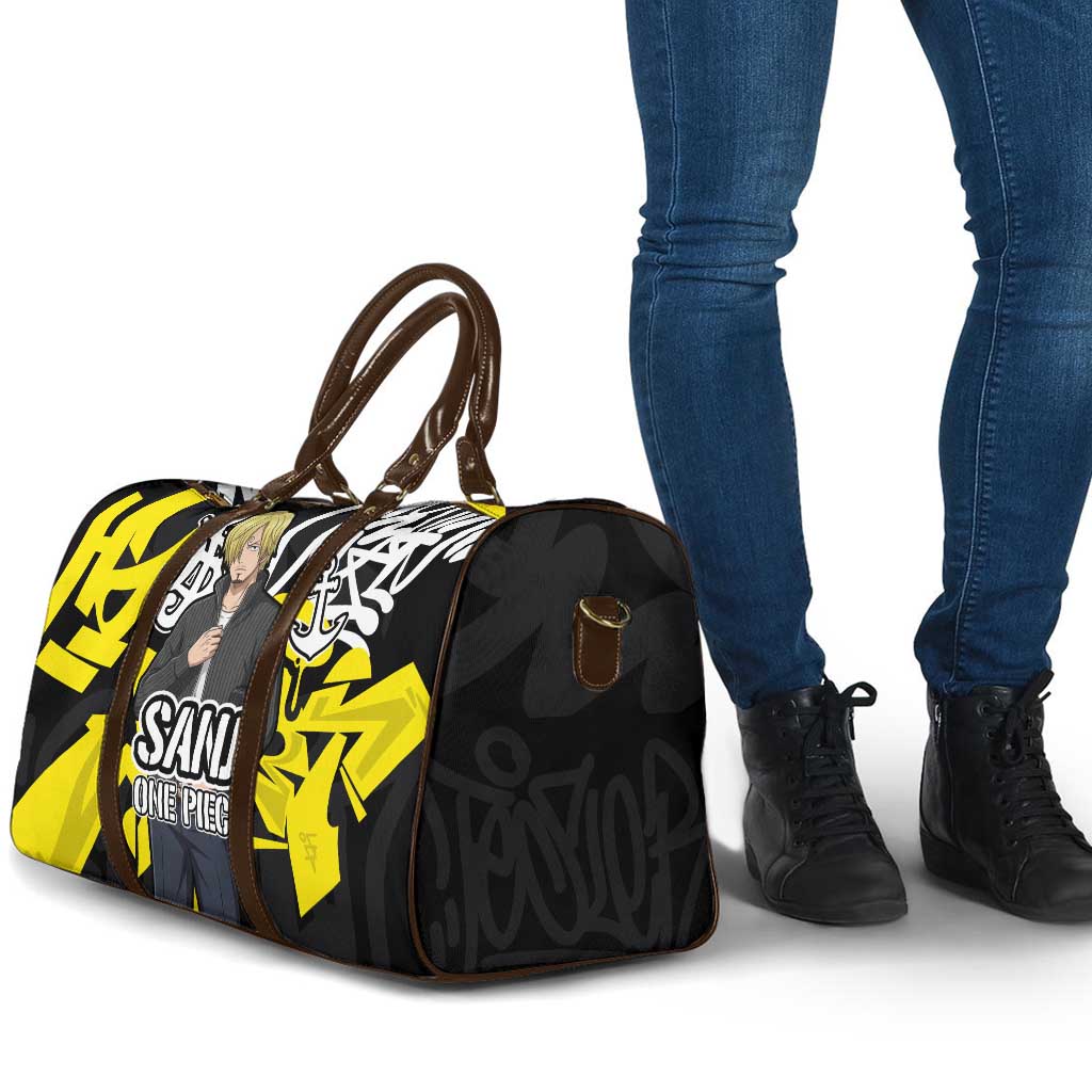 Vinsmoke Sanji One Piece Travel Bag Graffiti Street Art Anime Collage