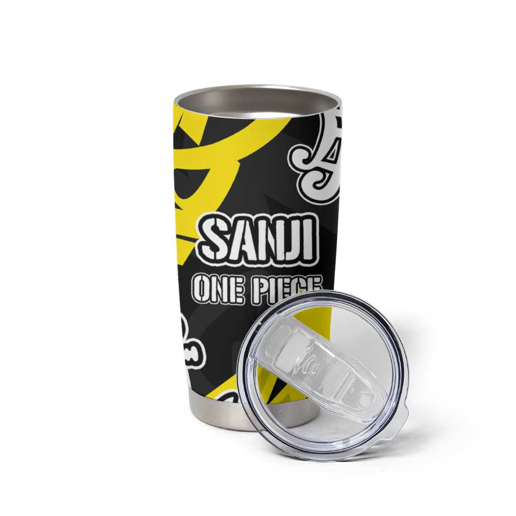 Vinsmoke Sanji One Piece Tumbler Cup Graffiti Street Art Anime Collage