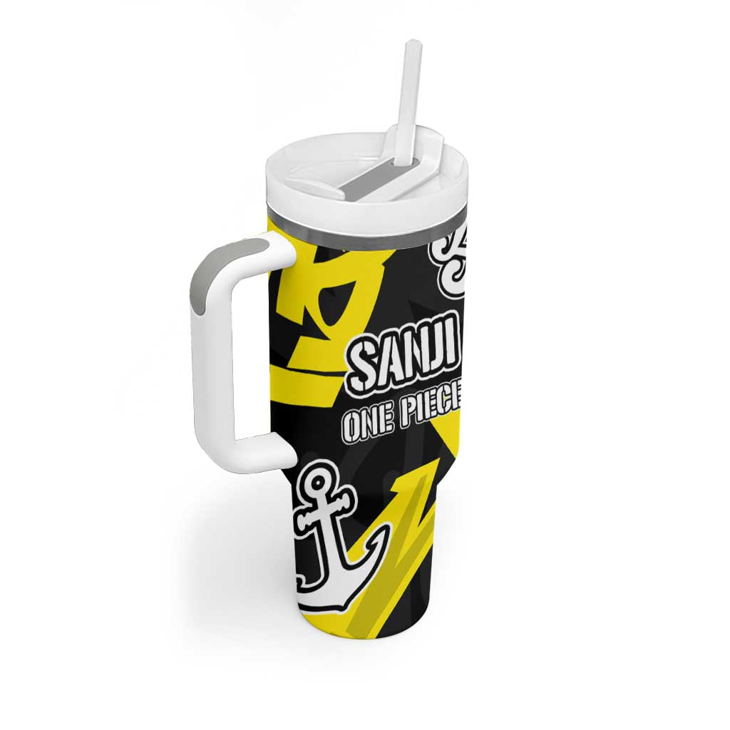 Vinsmoke Sanji One Piece Tumbler With Handle Graffiti Street Art Anime Collage