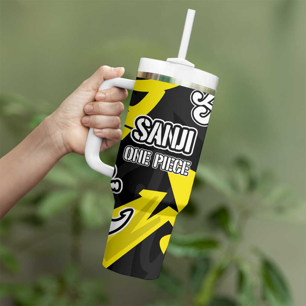 Vinsmoke Sanji One Piece Tumbler With Handle Graffiti Street Art Anime Collage