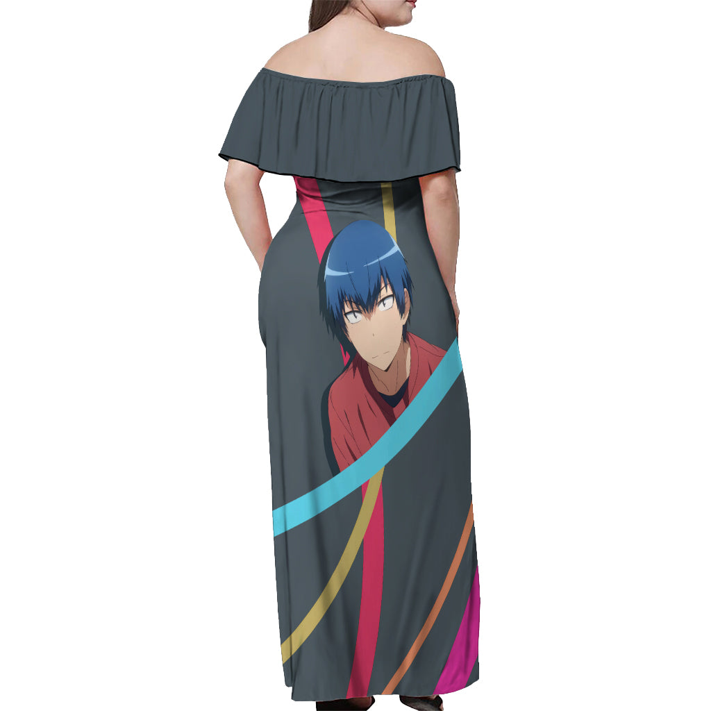 Ryuuji Takasu Off Shoulder Maxi Dress Toradora