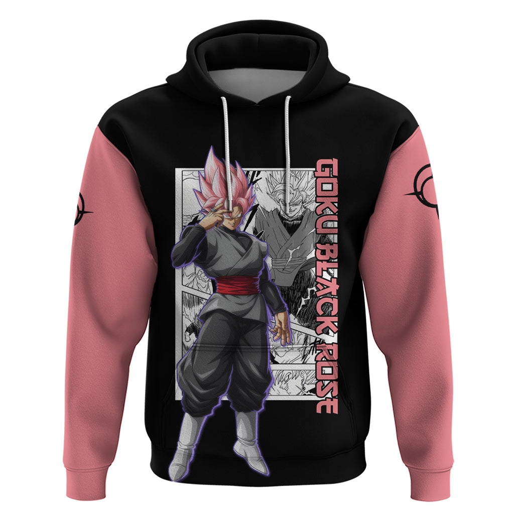 Goku Black Rose Hoodie Dragon Ball Anime Mix Manga