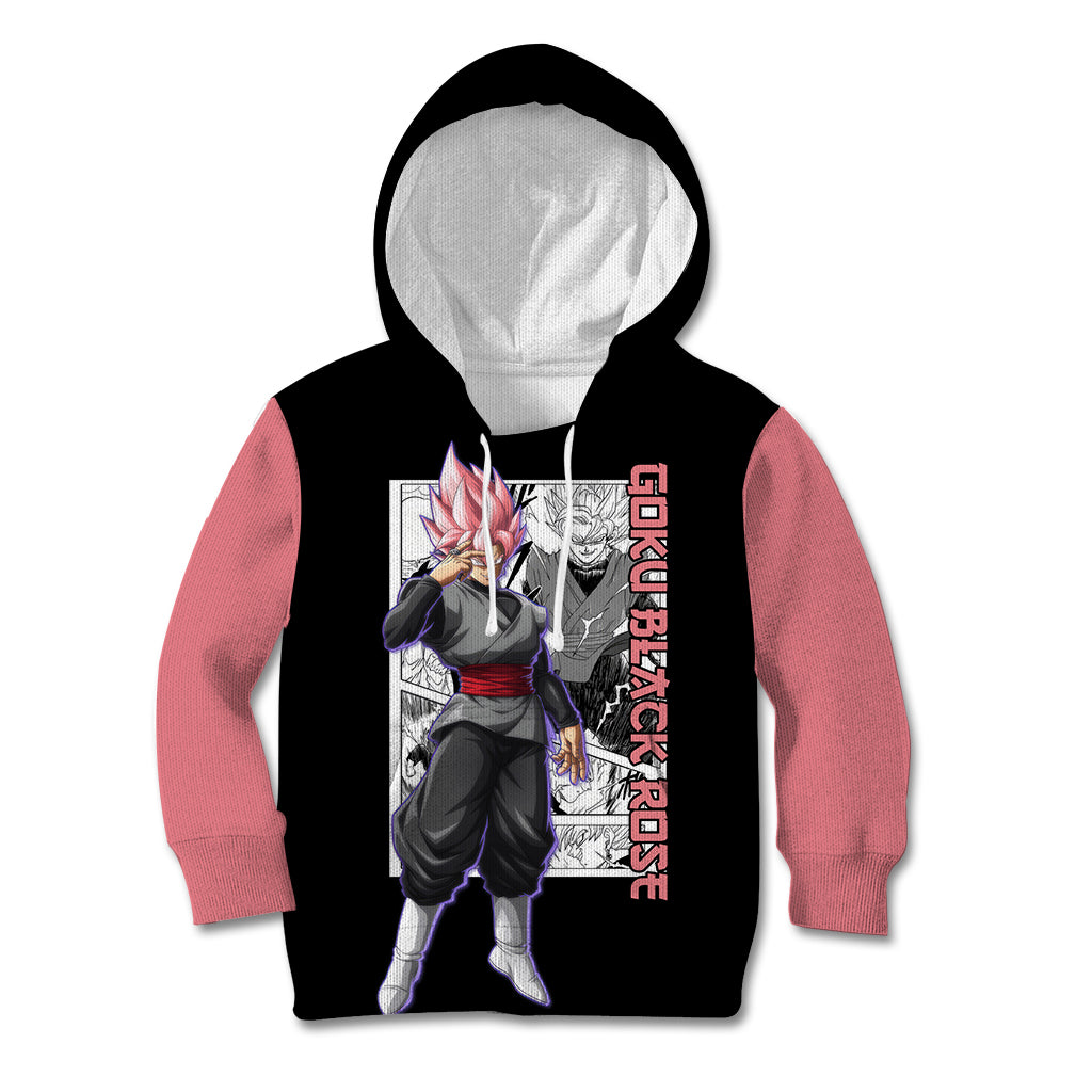 Goku Black Rose Kid Hoodie Dragon Ball Anime Mix Manga