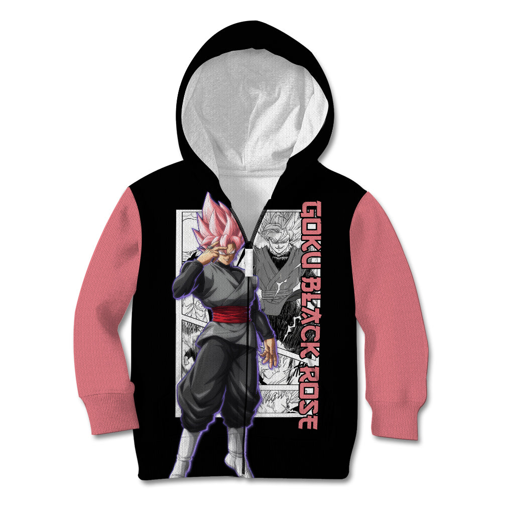 Goku Black Rose Kid Hoodie Dragon Ball Anime Mix Manga