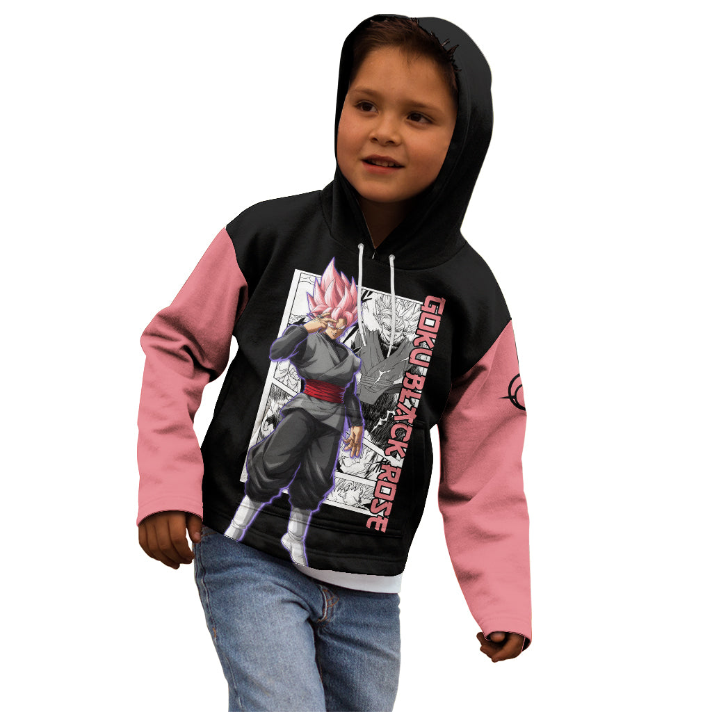 Goku Black Rose Kid Hoodie Dragon Ball Anime Mix Manga