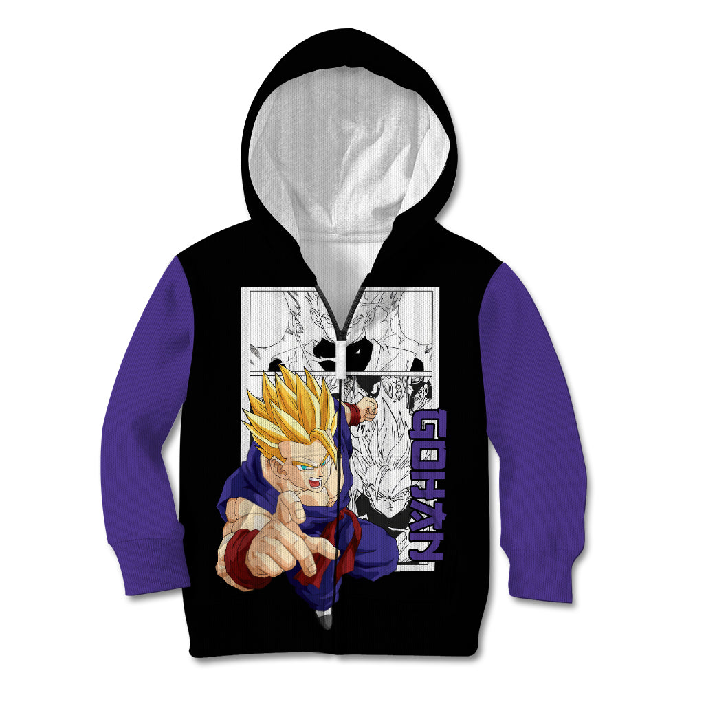 Gohan Adult SSJ2 Kid Hoodie Dragon Ball Anime Mix Manga