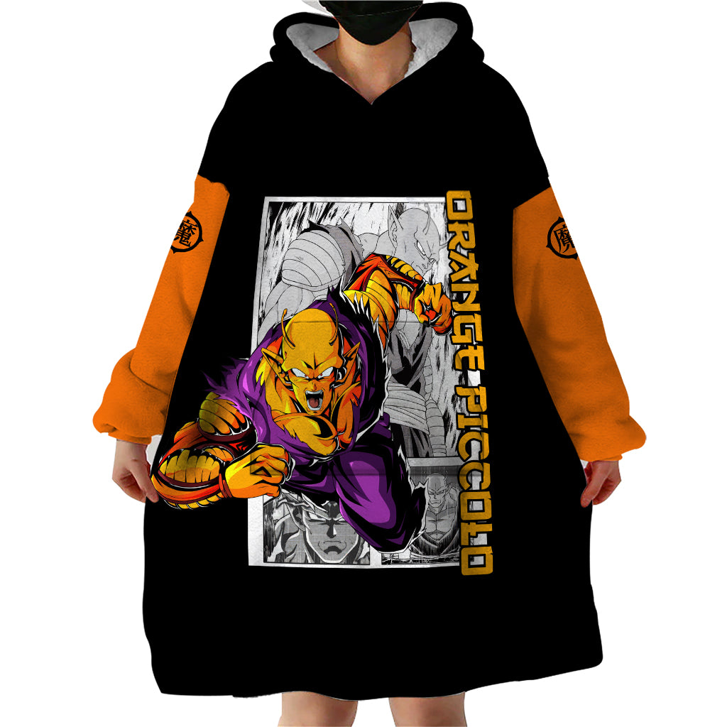 Orange Piccolo Wearable Blanket Hoodie Dragon Ball Anime Mix Manga