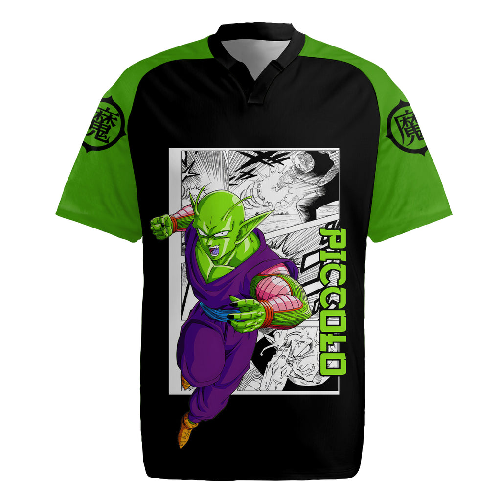 Piccolo Rugby Jersey Dragon Ball Anime Mix Manga