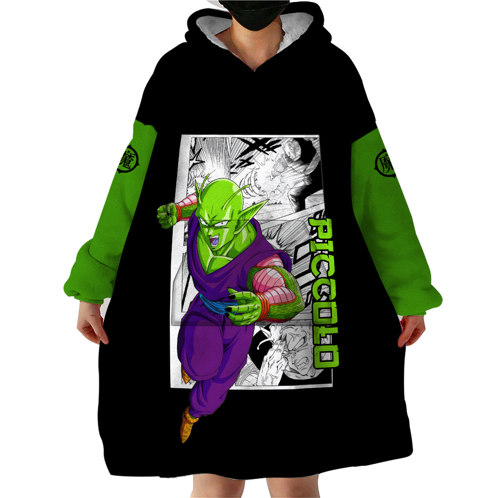 Piccolo Wearable Blanket Hoodie Dragon Ball Anime Mix Manga