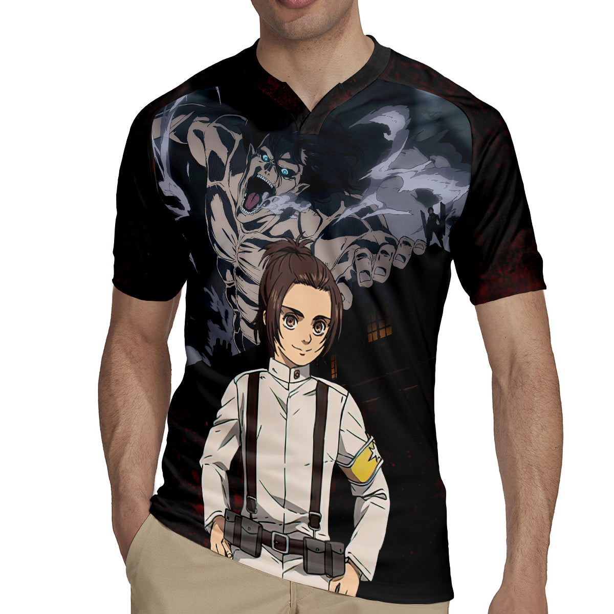 Gabi Braun Rugby Jersey Attack On Titan