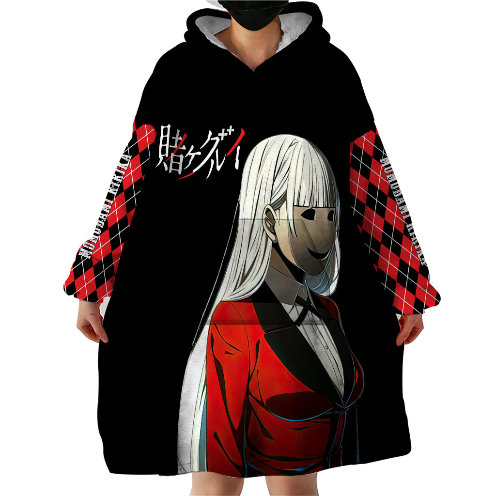 Ririka Momobami Wearable Blanket Hoodie Kakegurui