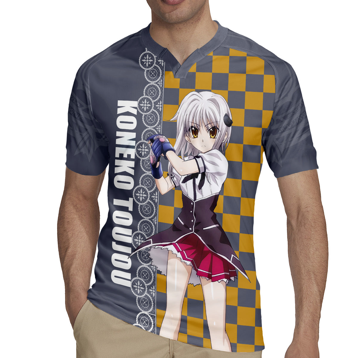 Koneko Toujou Rugby Jersey High School DxD