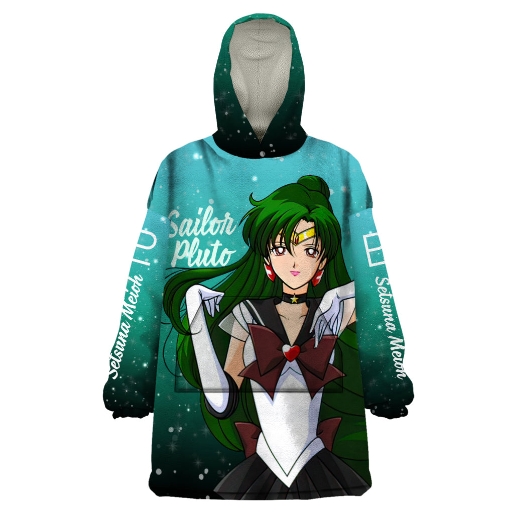 Sailor Pluto Setsuna Meioh Wearable Blanket Hoodie Sailor Moon