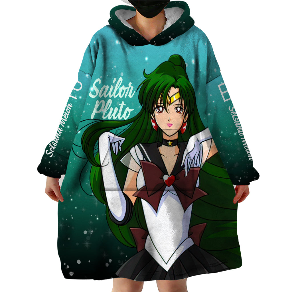 Sailor Pluto Setsuna Meioh Wearable Blanket Hoodie Sailor Moon