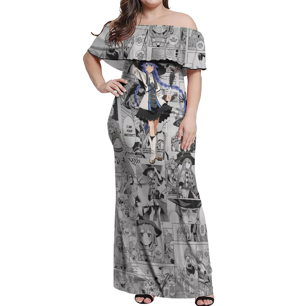 Roxy Migurdia Off Shoulder Maxi Dress Manga Mix Anime