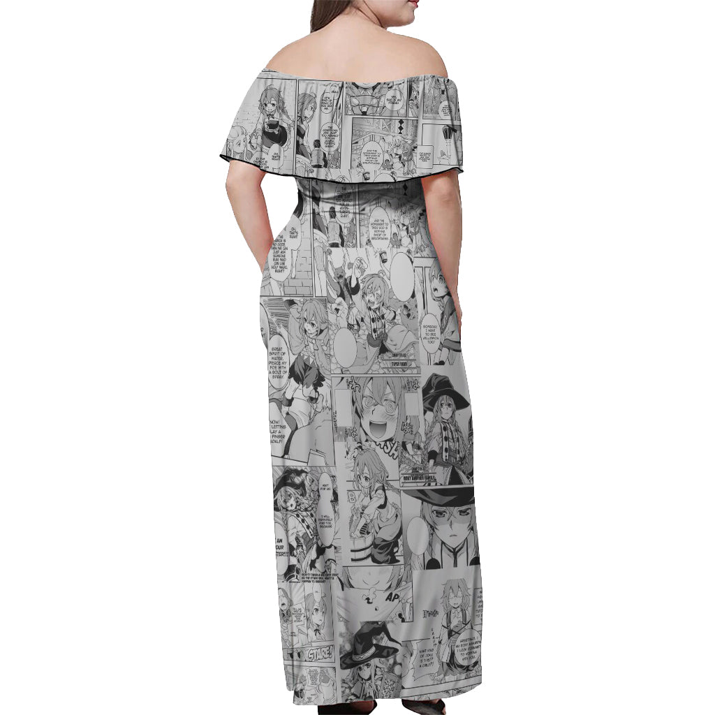 Roxy Migurdia Off Shoulder Maxi Dress Manga Mix Anime