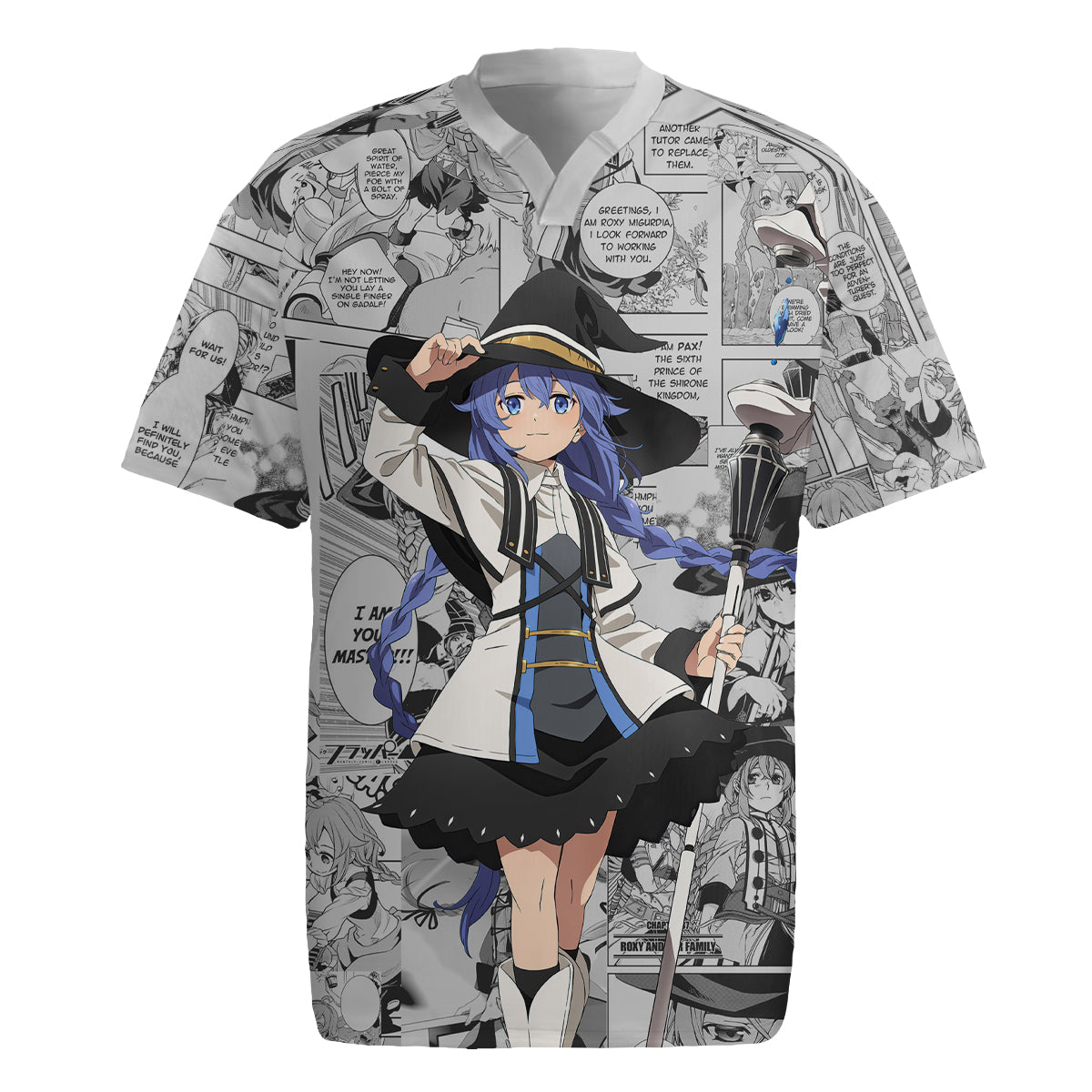 Roxy Migurdia Rugby Jersey Manga Mix Anime