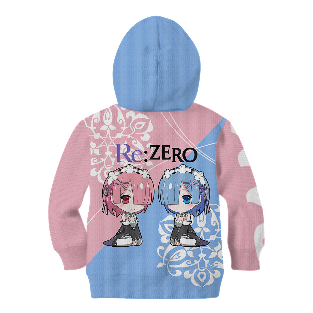 Rem & Ram Kid Hoodie Re Zero