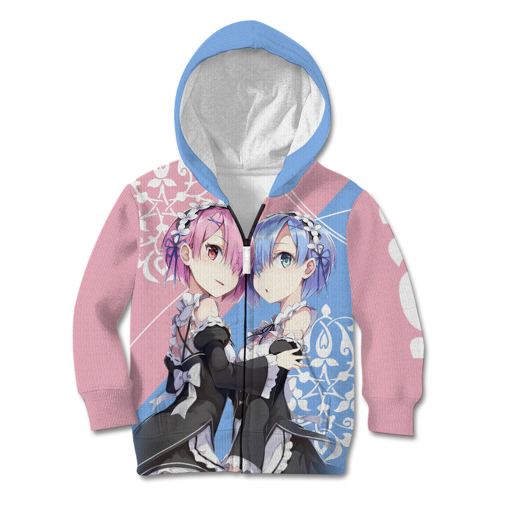 Rem & Ram Kid Hoodie Re Zero