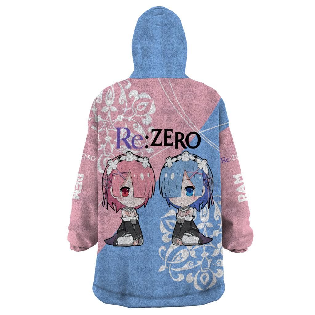 Rem & Ram Wearable Blanket Hoodie Re Zero