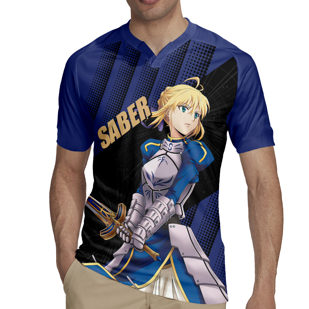 Saber Rugby Jersey Fate Stay Night