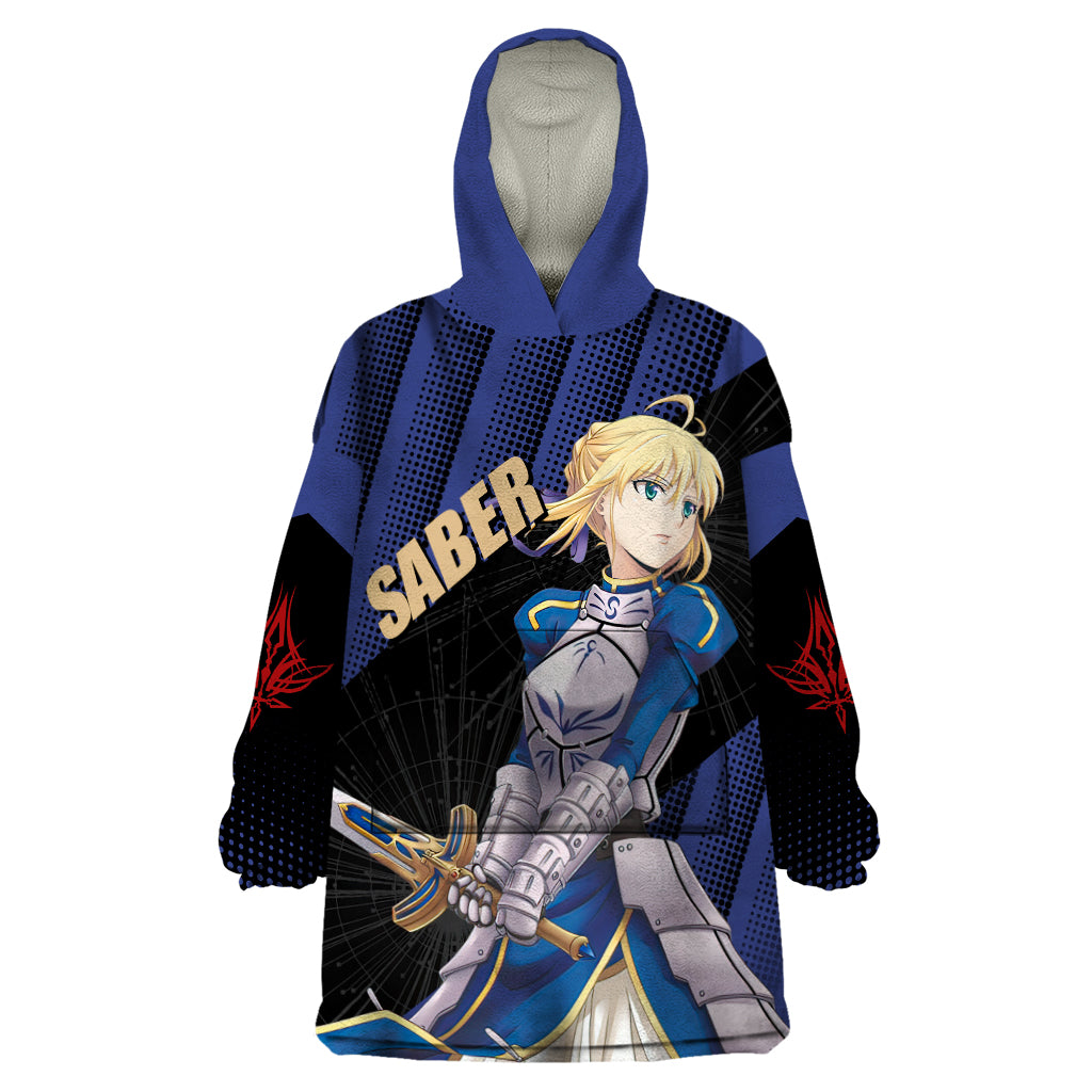 Saber Wearable Blanket Hoodie Fate Stay Night