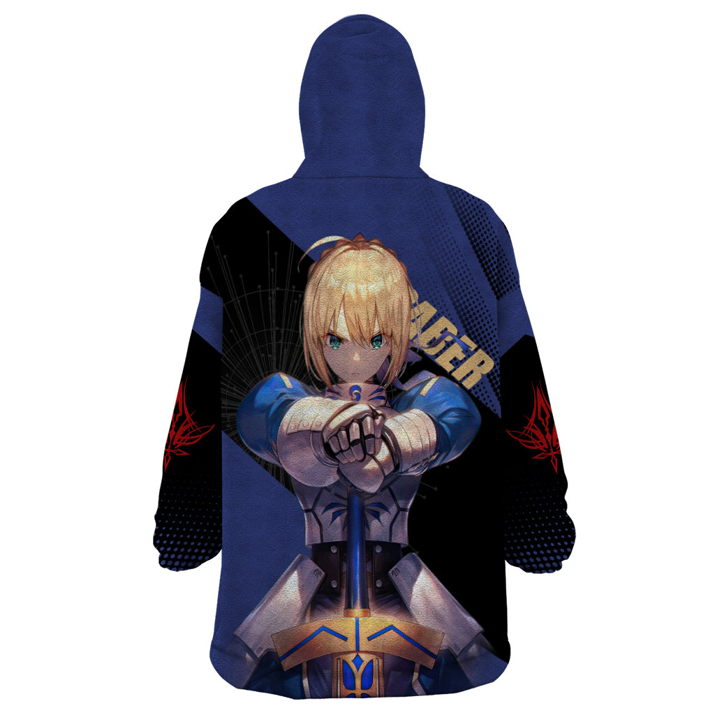 Saber Wearable Blanket Hoodie Fate Stay Night