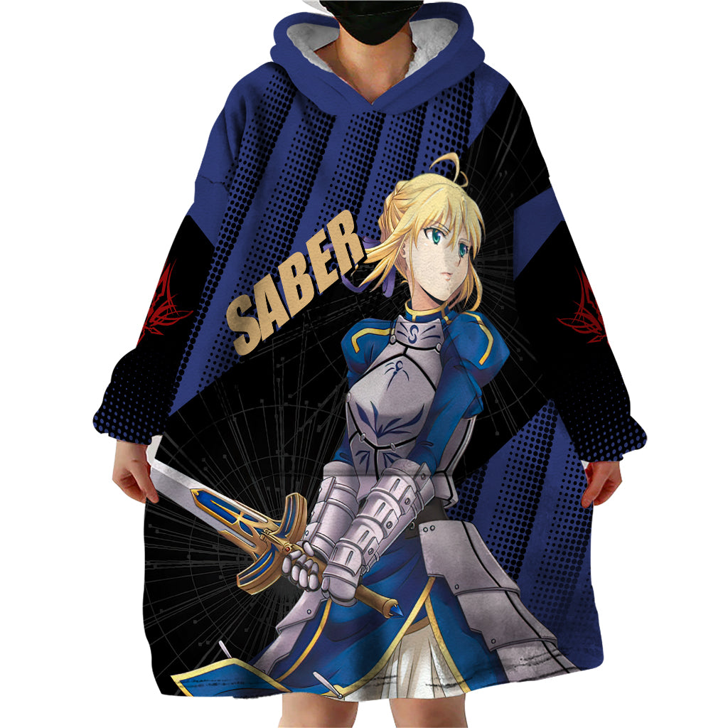 Saber Wearable Blanket Hoodie Fate Stay Night