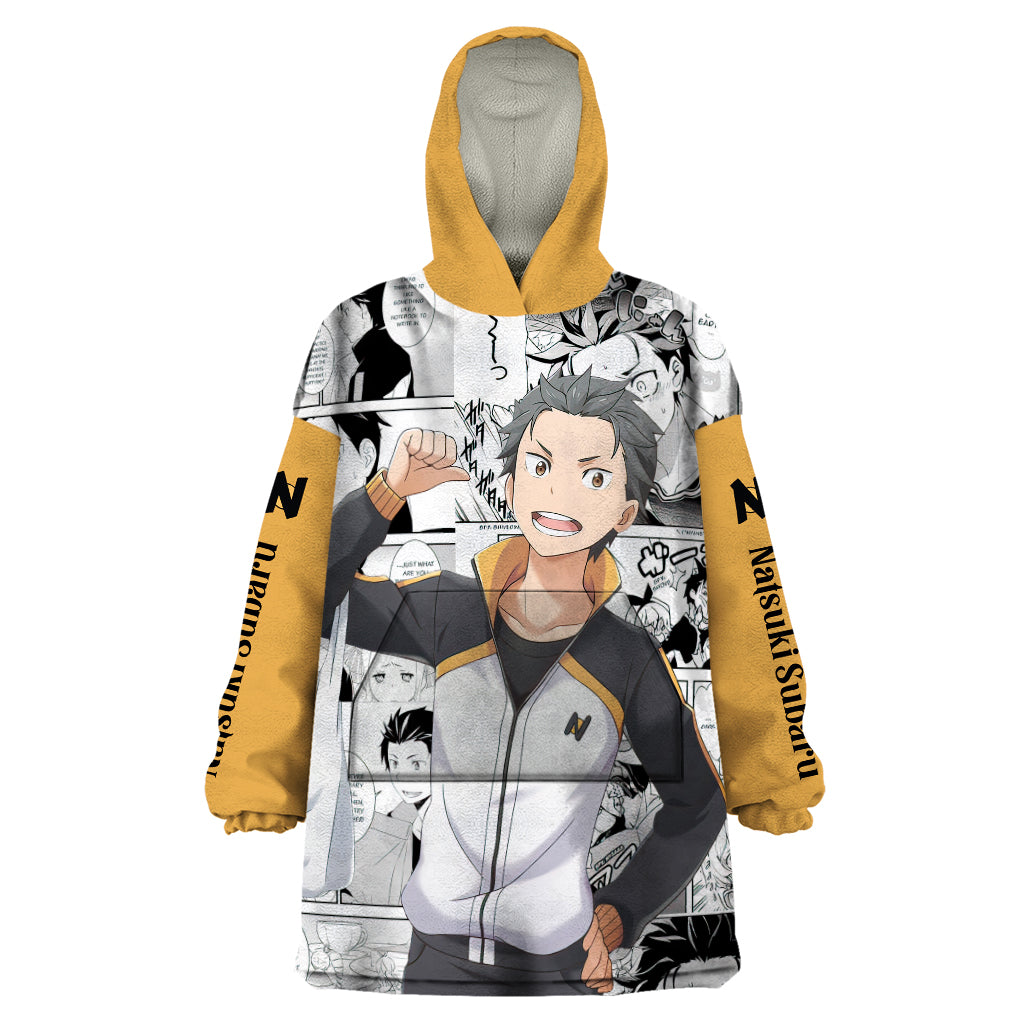 Natsuki Subaru Wearable Blanket Hoodie Hajimeru Isekai Seikatsu