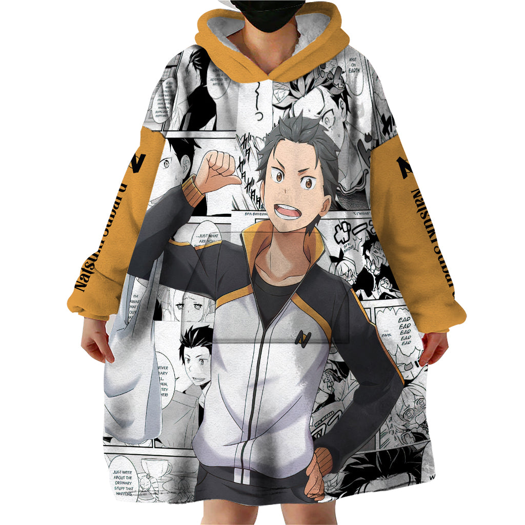 Natsuki Subaru Wearable Blanket Hoodie Hajimeru Isekai Seikatsu