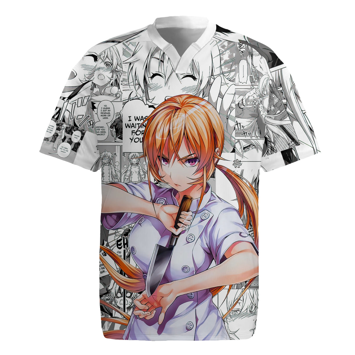 Nakiri Erina Rugby Jersey Shokugeki no Soma