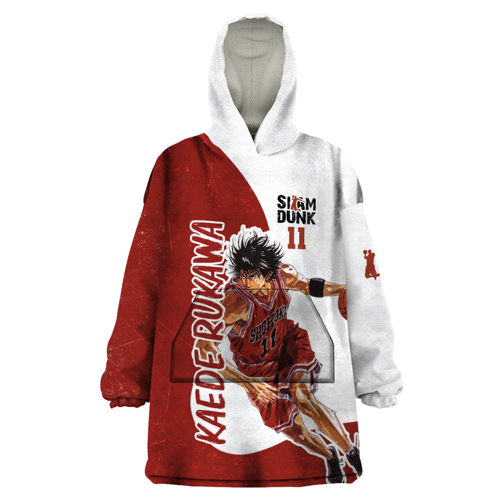 Kaede Rukawa - Slam Dunk - Number 11 Wearable Blanket Hoodie Anime Mix Manga Style