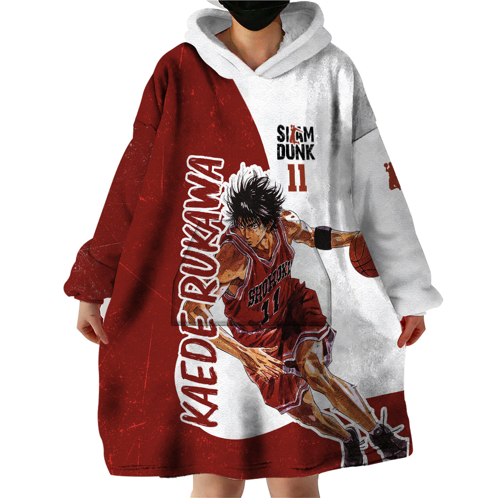 Kaede Rukawa - Slam Dunk - Number 11 Wearable Blanket Hoodie Anime Mix Manga Style