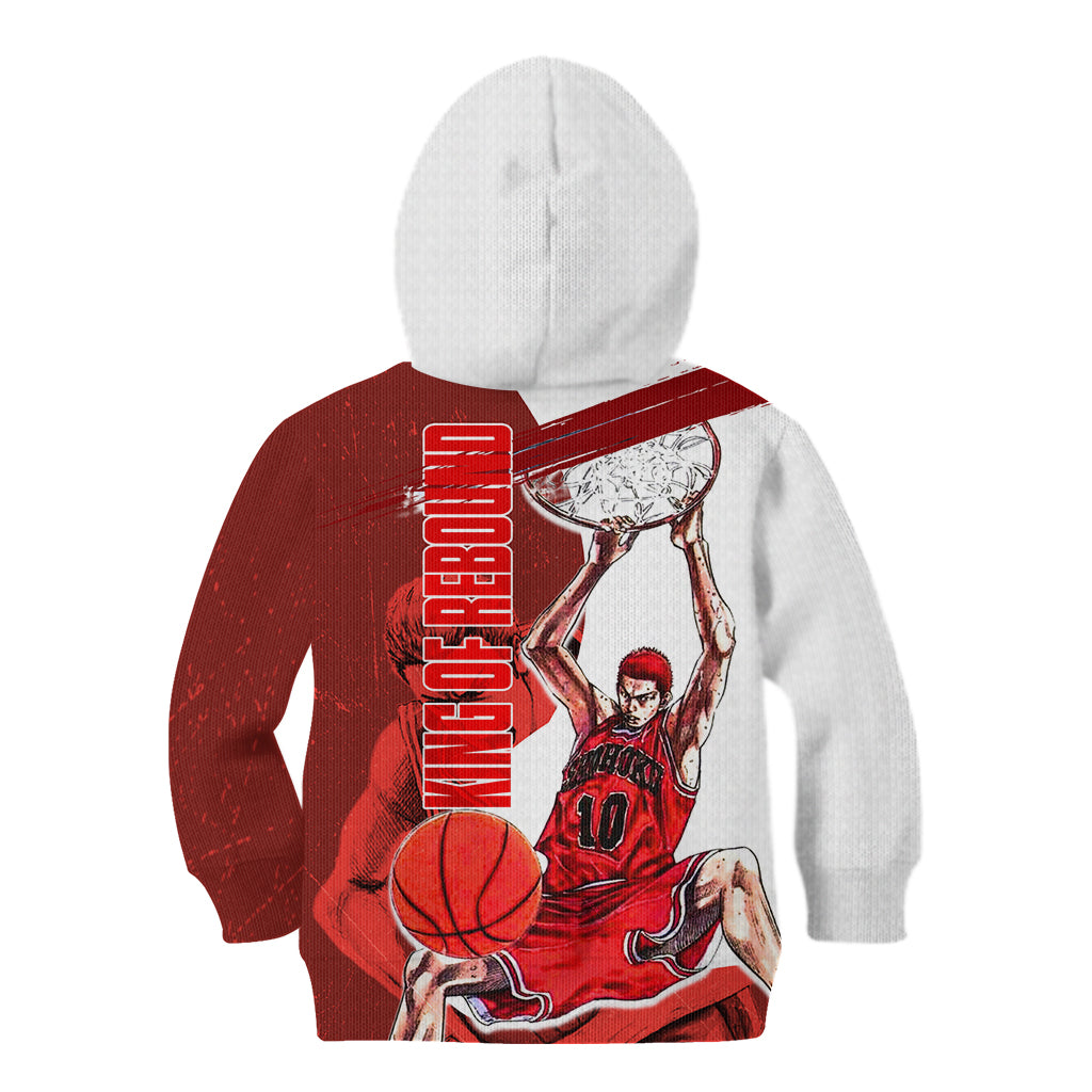 Number 10 Of Sohoku - Slamdunk Kid Hoodie Anime Mix Manga Style
