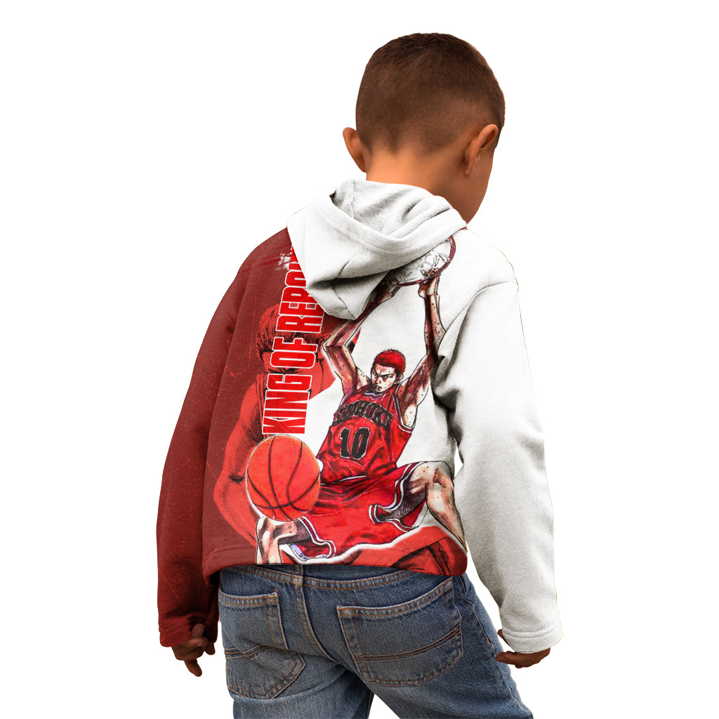 Number 10 Of Sohoku - Slamdunk Kid Hoodie Anime Mix Manga Style