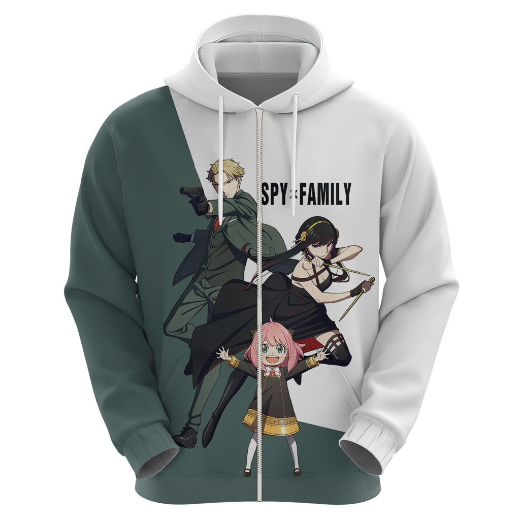 SpyxFamily - Funny Family Zip Hoodie Anime Style