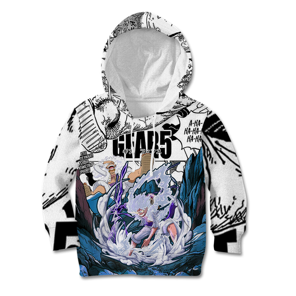 Monkey D Luffy - Nika Sun God Kid Hoodie Anime Mix Manga Style