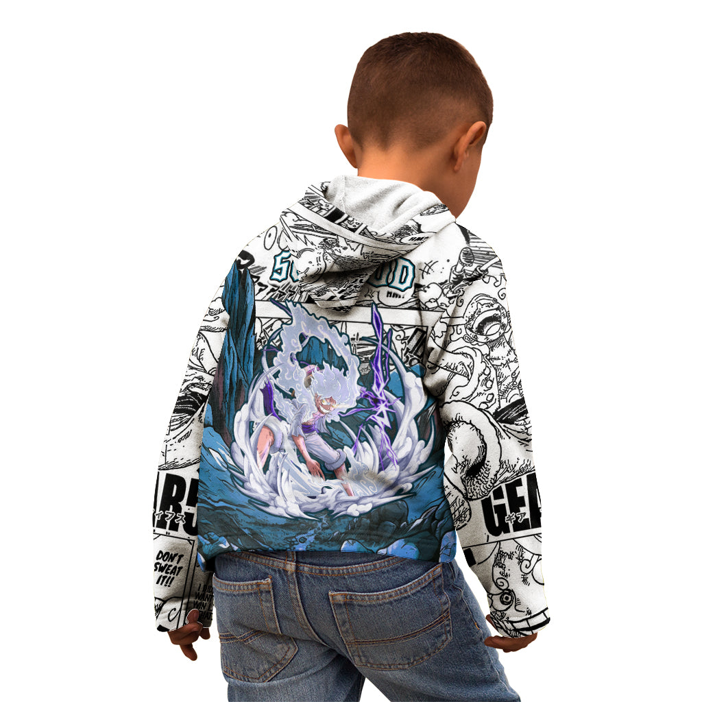 Monkey D Luffy - Nika Sun God Kid Hoodie Anime Mix Manga Style
