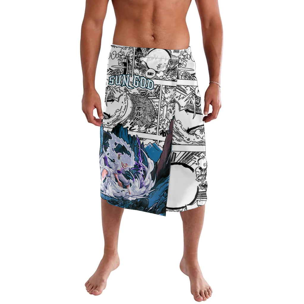 Monkey D Luffy - Nika Sun God Lavalava Anime Mix Manga Style