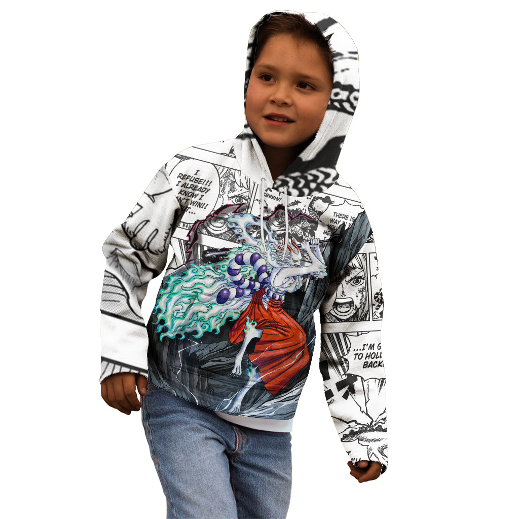 Yamato - One Piece Kid Hoodie Anime Mix Manga Style