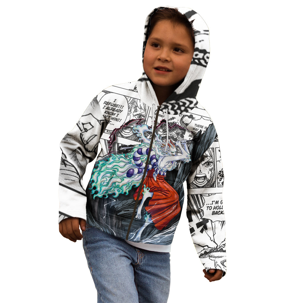 Yamato - One Piece Kid Hoodie Anime Mix Manga Style