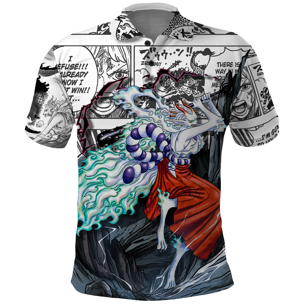 Yamato - One Piece Polo Shirt Anime Mix Manga Style